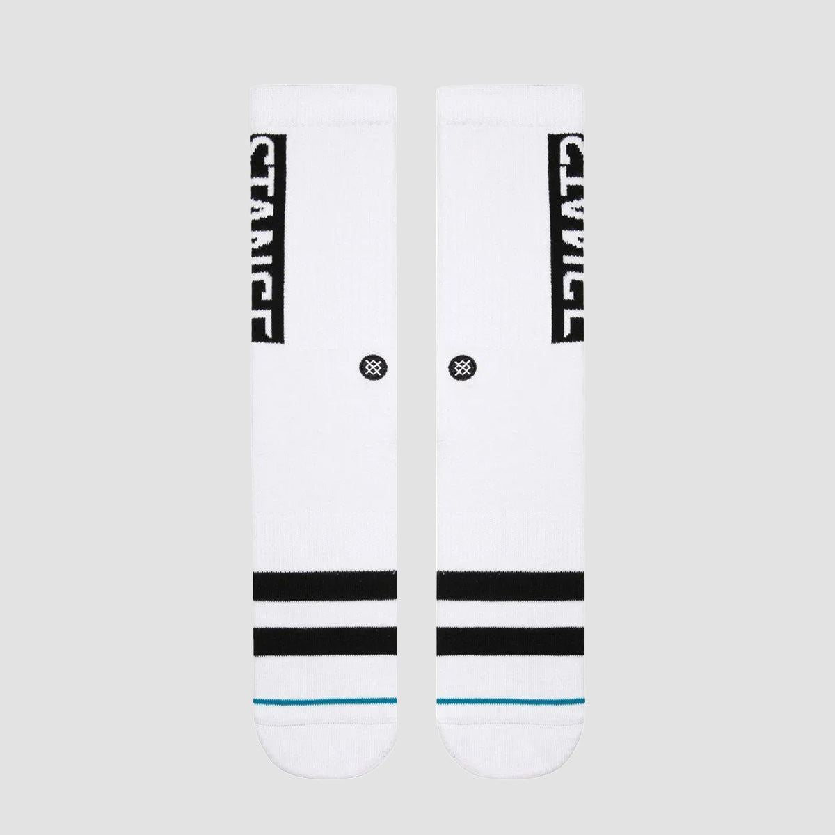 Stance OG Crew Socks White