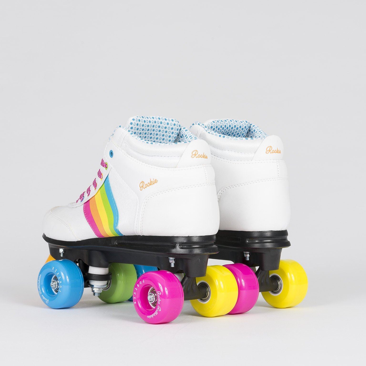 Rookie Forever Rainbow Quad Skates White/Multi