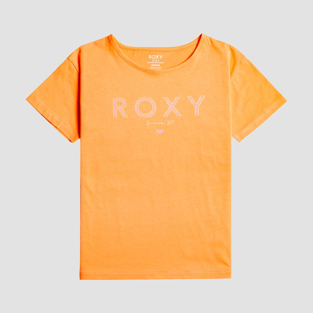 Roxy Day And Night T-Shirt Mock Orange - Girls