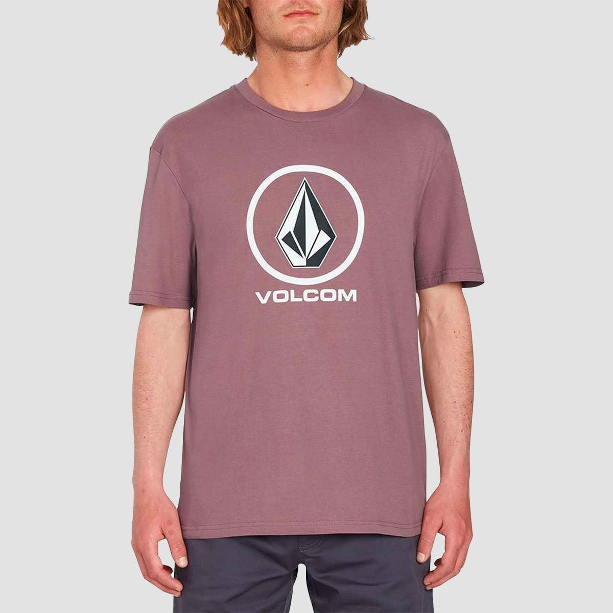 Volcom Crisp Stone T-Shirt Bordeaux Brown