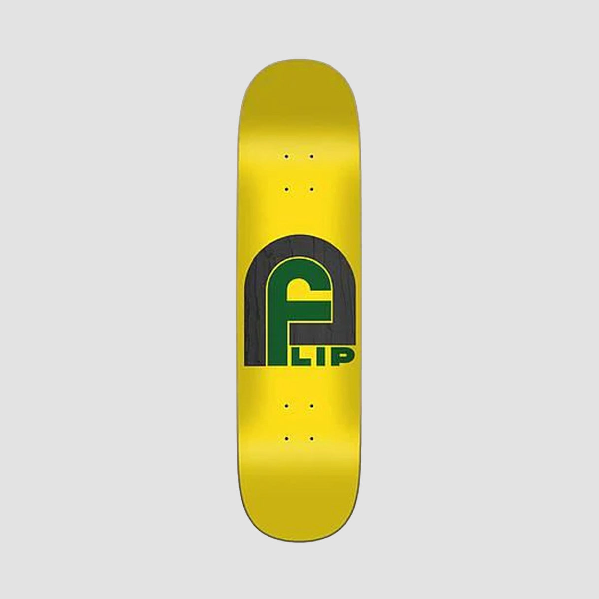 Flip Gate Logo Skateboard Deck Yellow - 8.125"