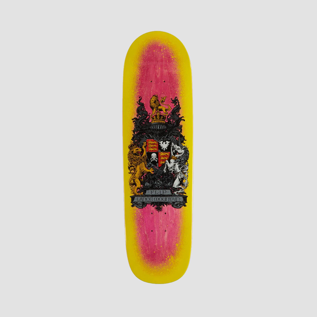 Flip Mountain Spray Crest Skateboard Deck Pink - 8.75"