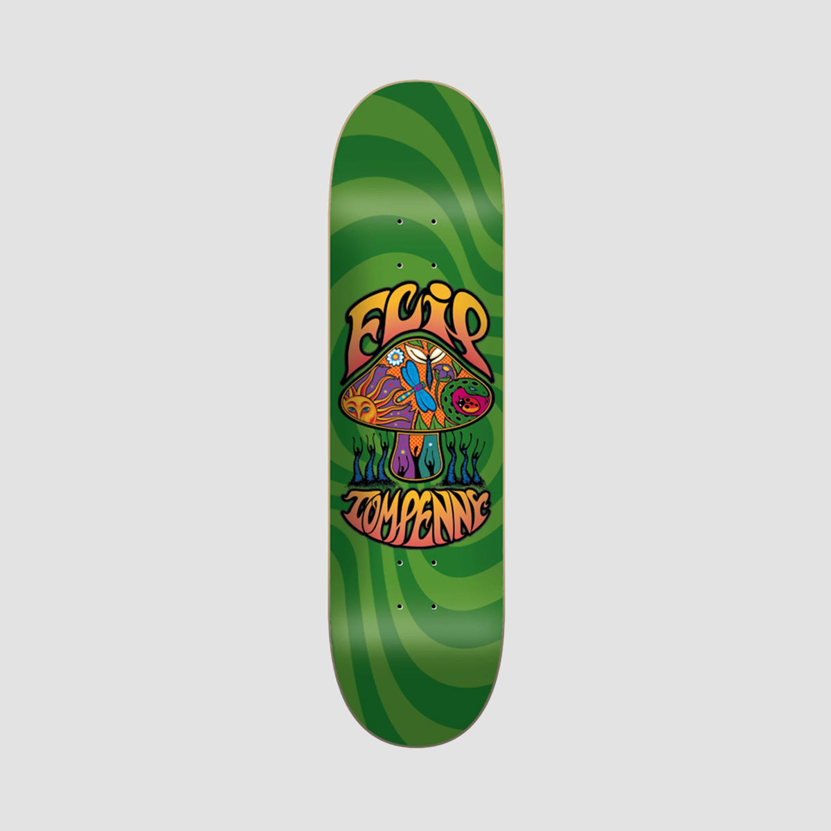 Flip Penny LoveShroom Skateboard Deck Green - 8.25"