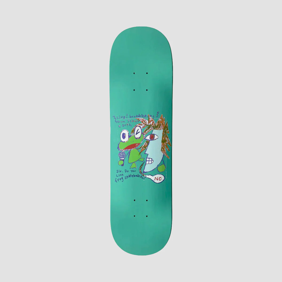 Frog Do You Like Frog? Skateboard Deck - 8.38"