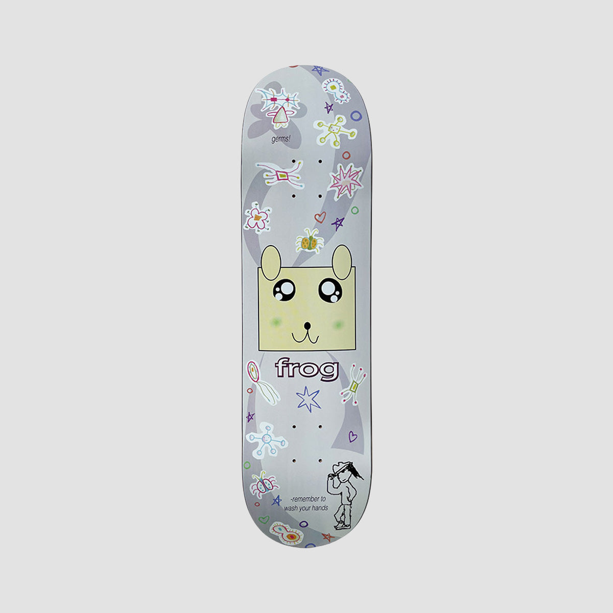 Frog Germs! Skateboard Deck - 8.25"