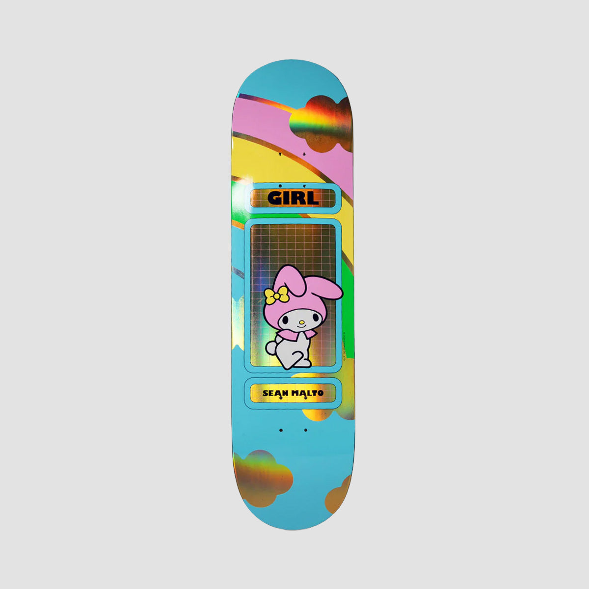 Girl Hello Kitty Rainbow Sean Malto (Blind Bag) Skateboard Deck - 8.25"