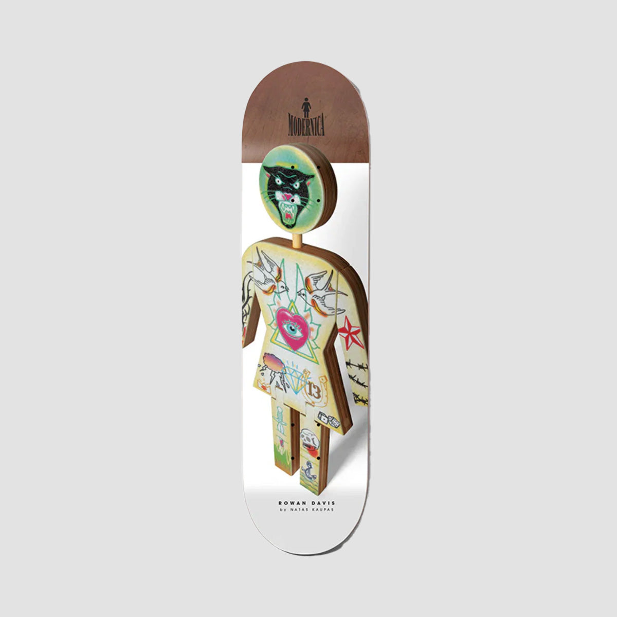 Girl Modernica x Natas Kaupas Rowan Davis Deck - 8.25"