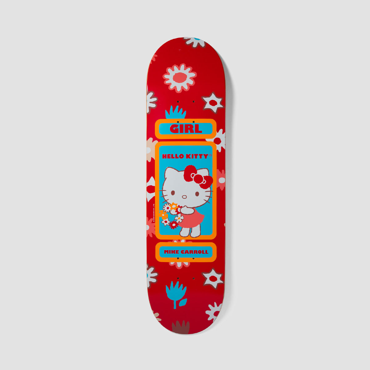 Girl X Hello Kitty and Friends Mike Carroll Skateboard Deck - 8.375"