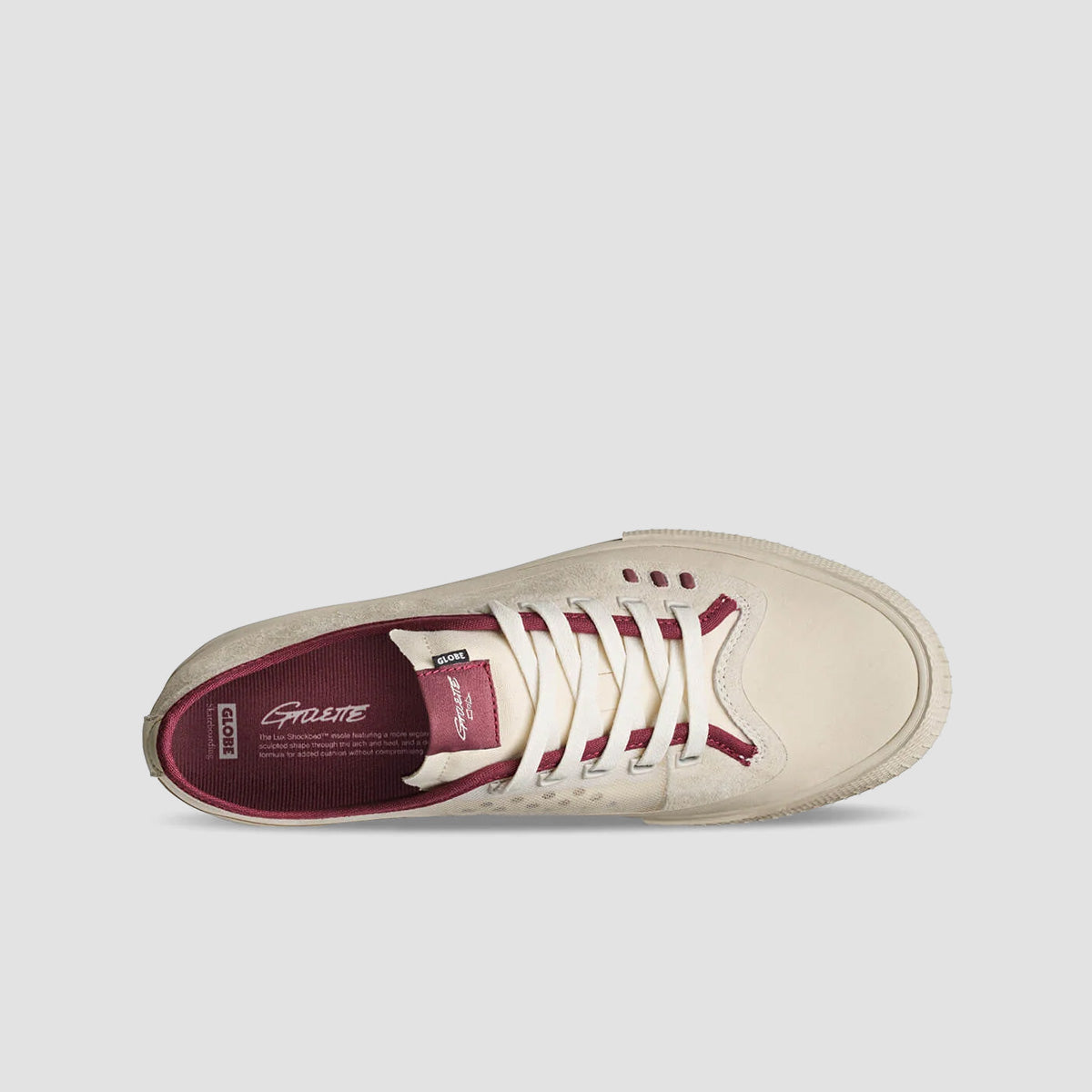 Globe Gillette Shoes - Cream/Pomegranate