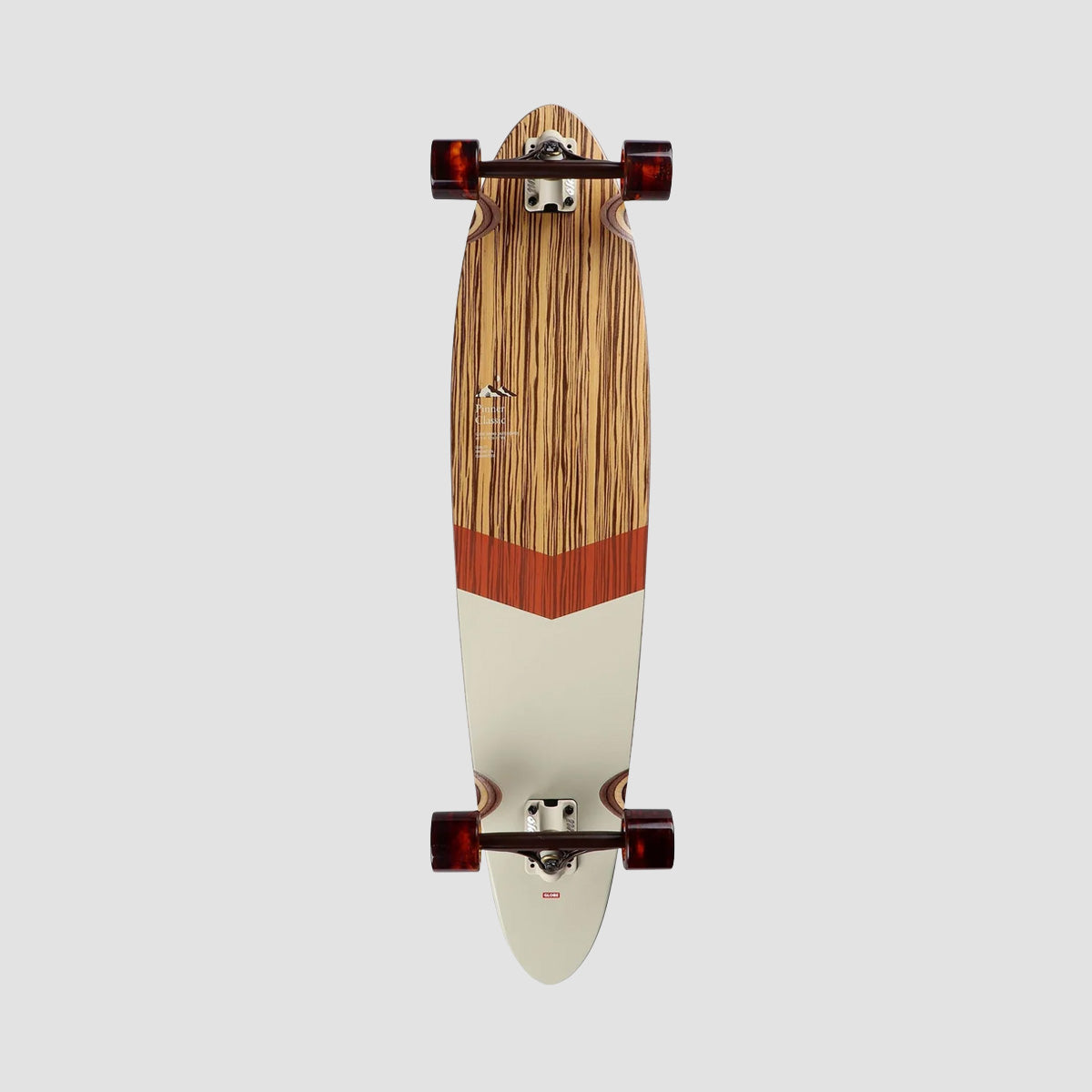 Globe Pinner Classic Longboard Skateboard Zebrawood/Epitome - 40"