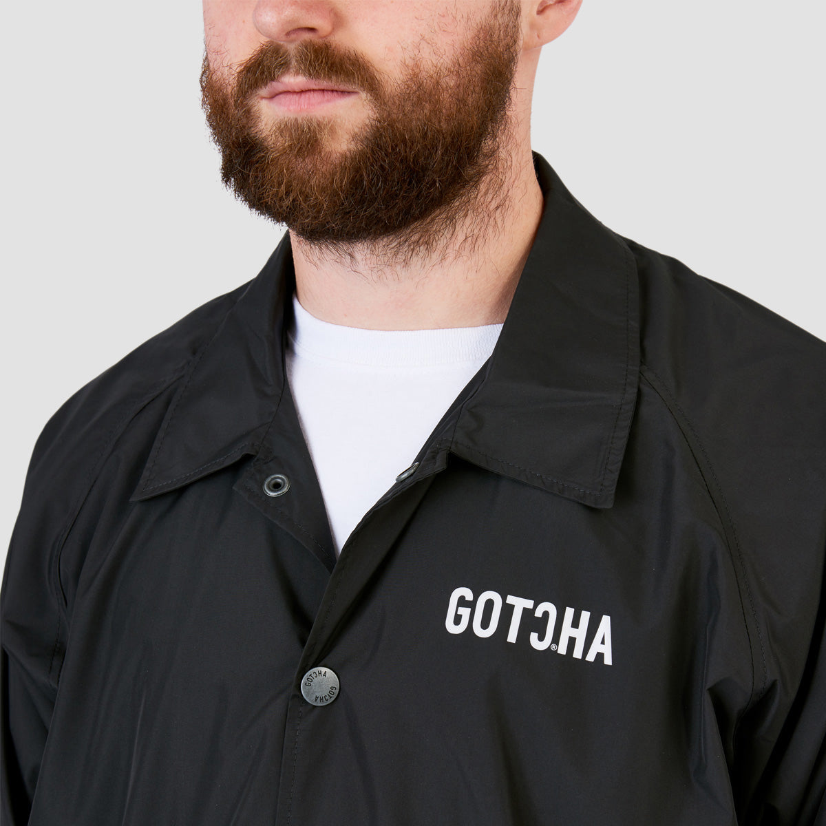 Gotcha Lightweight Coach Jacket Black