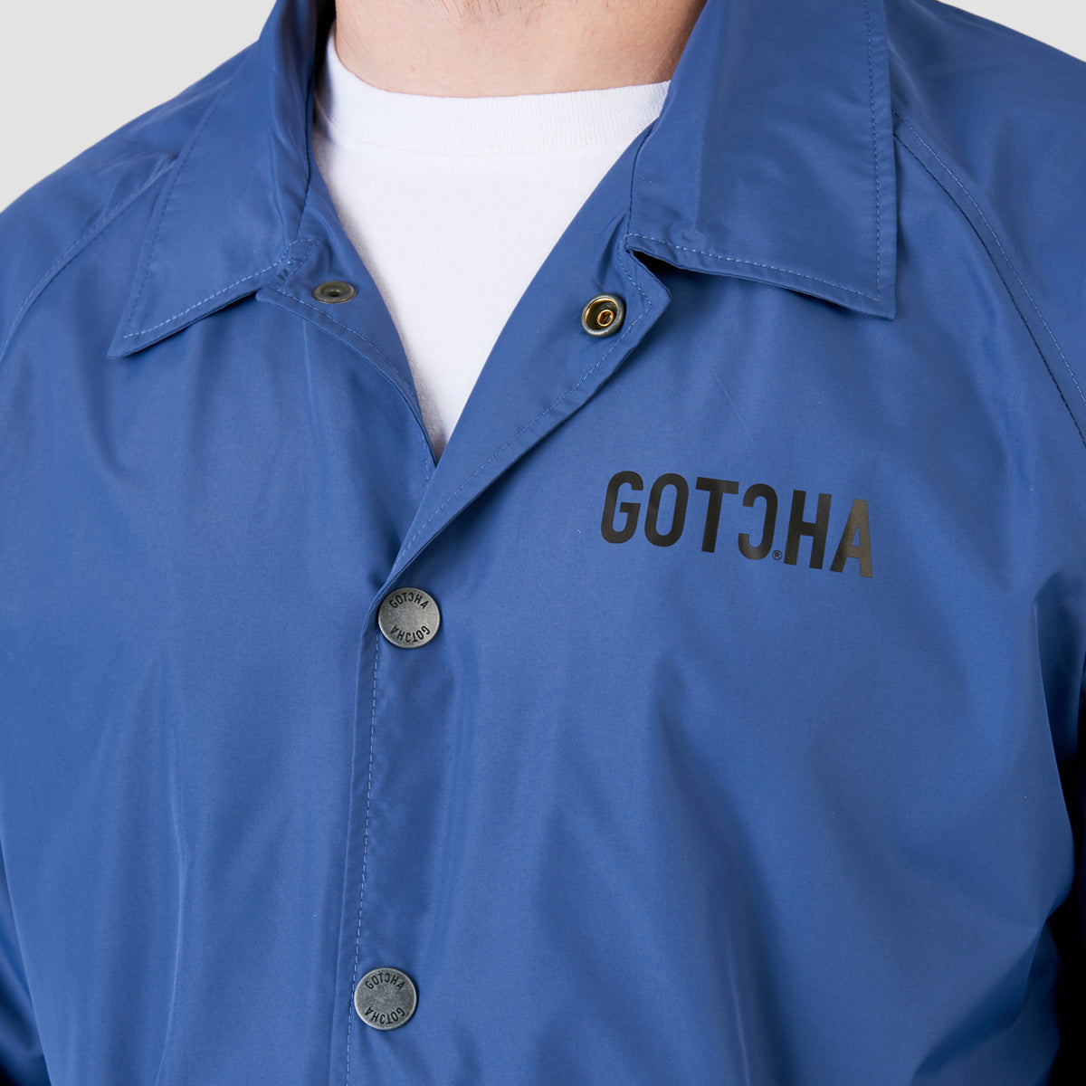 Gotcha Lightweight Coach Jacket Deep Cobalt