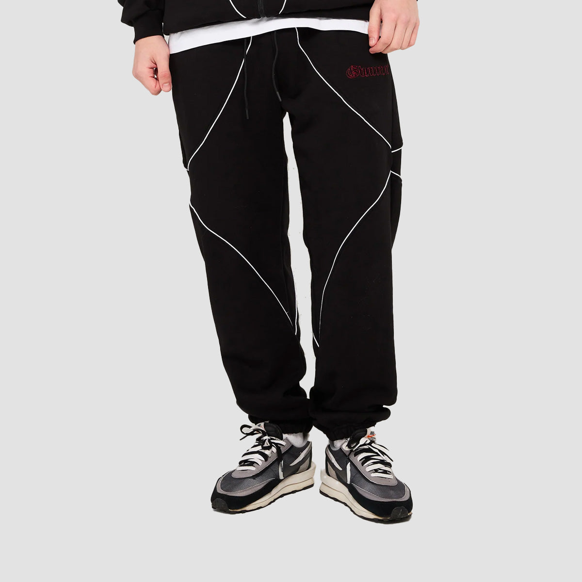 GVNMNT Exo Jog Pants Black/Red