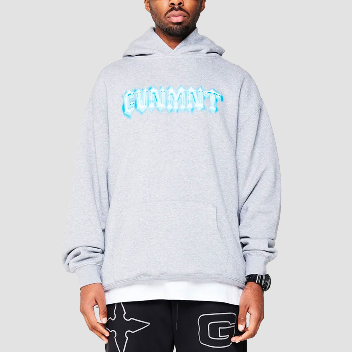 GVNMNT Ice Cold Pullover Hoodie Grey