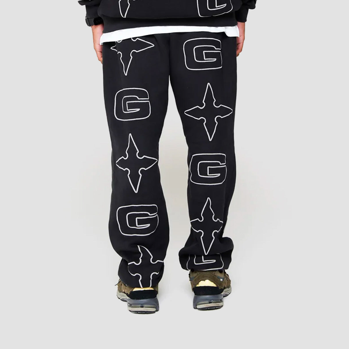 GVNMNT Star Sweatpants Black