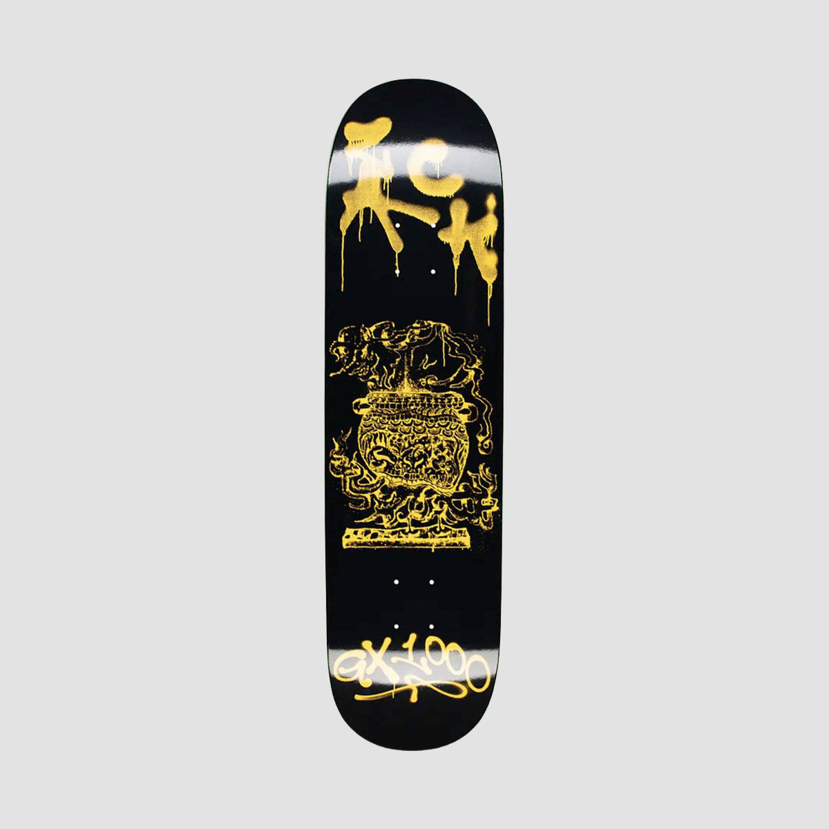 GX1000 Sincere Black Zack Krull Skateboard Deck - 8.375"