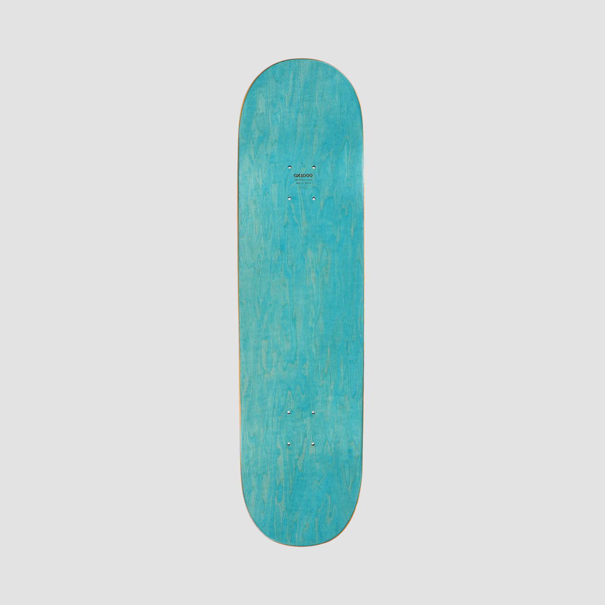 GX1000 Split Veneer Skateboard Deck Teal/Yellow/Various Stains - 8.25"