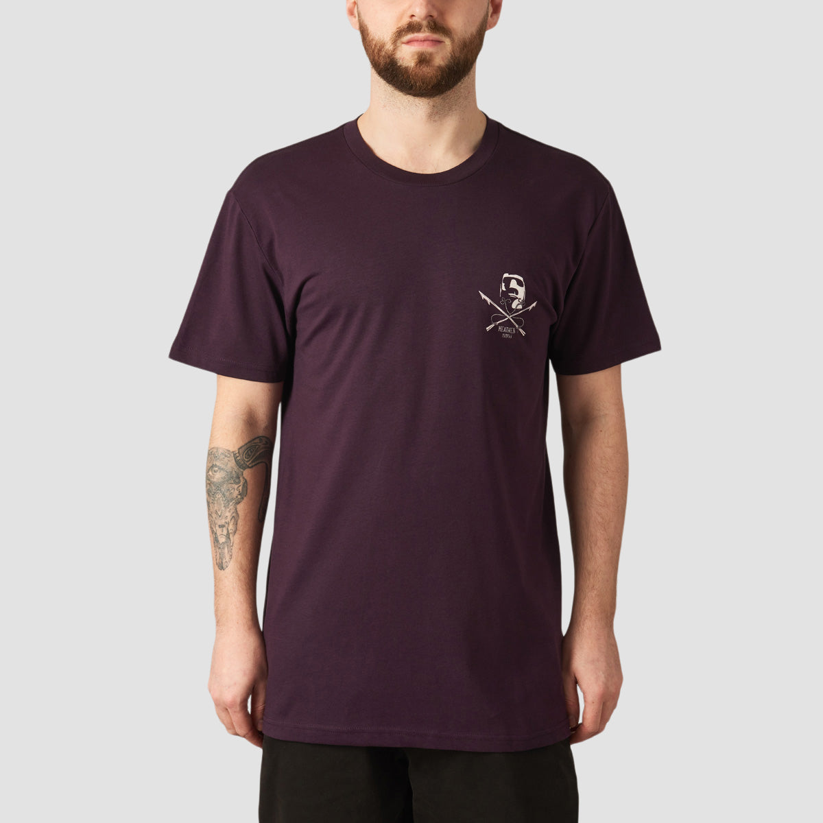 Heathen Ahab T-Shirt Plum