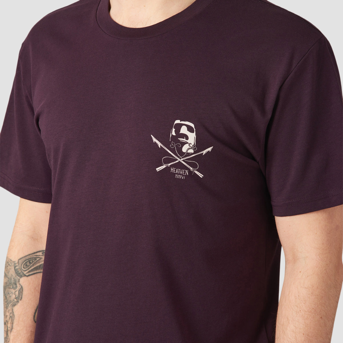 Heathen Ahab T-Shirt Plum