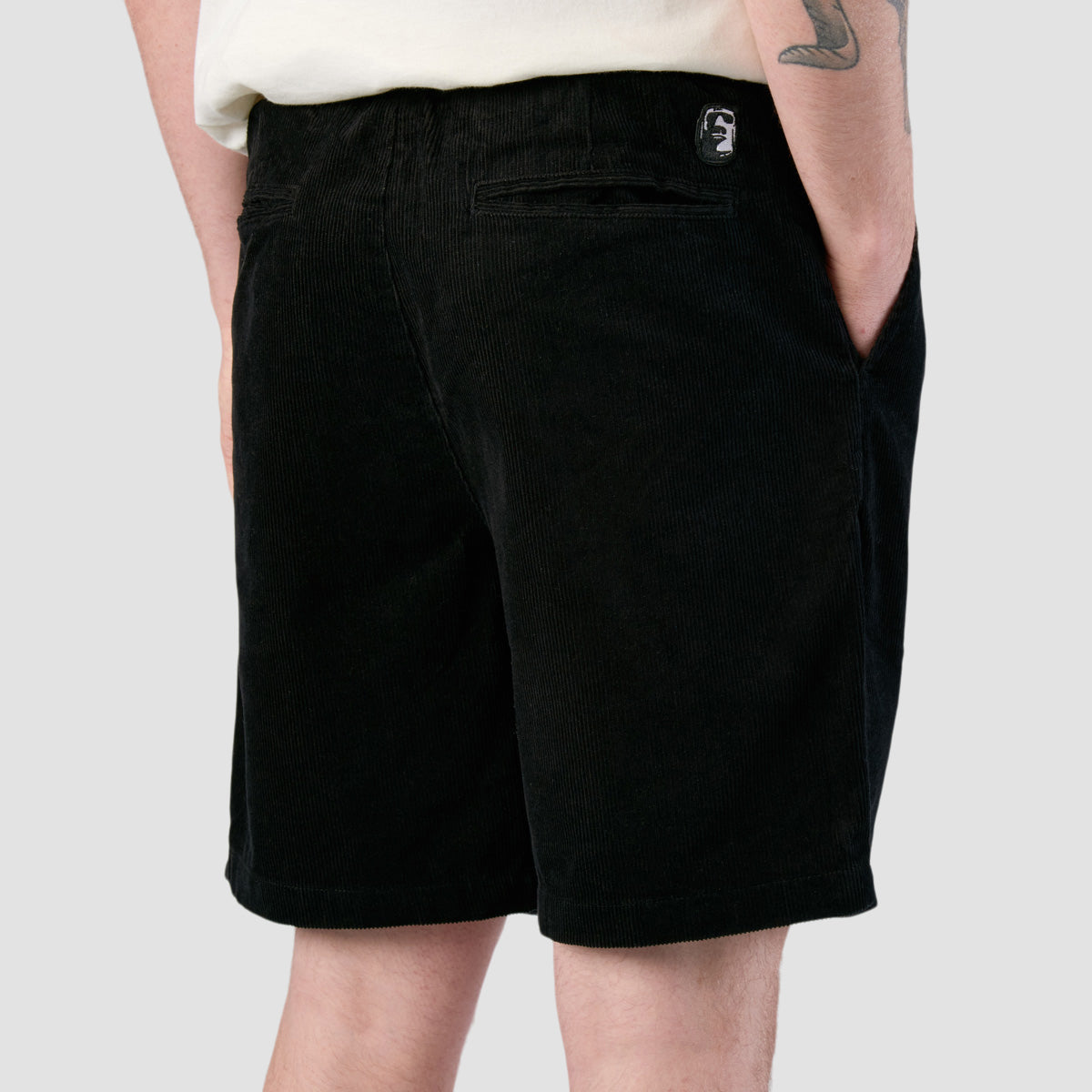 Heathen Atomizer Cord Shorts Black