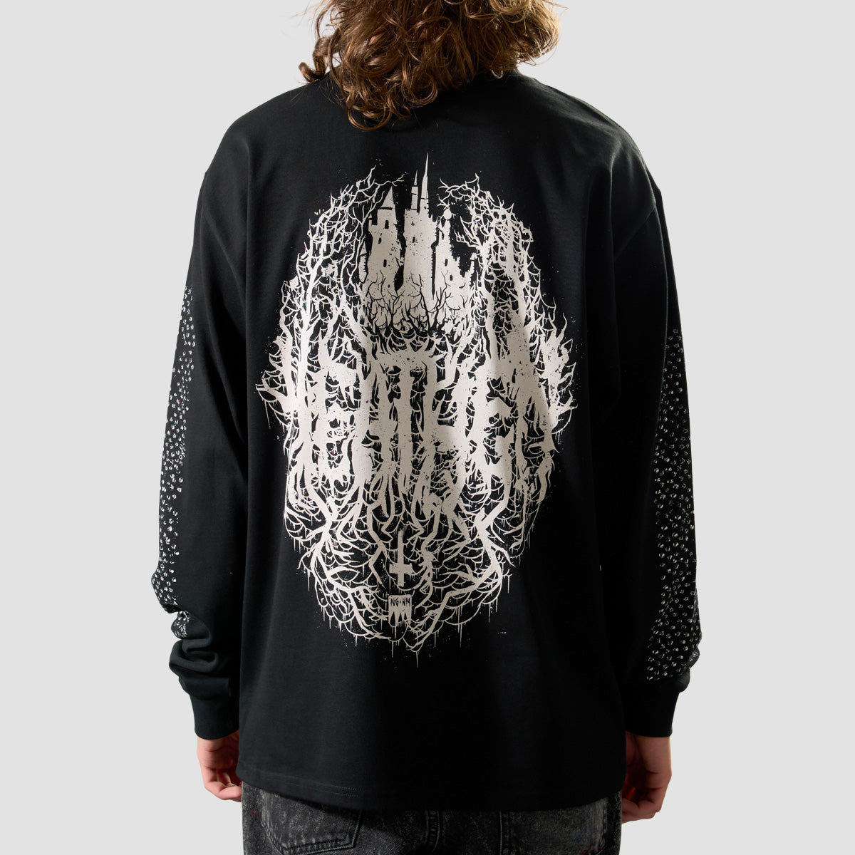Heathen Castle Heavyweight Longsleeve T-Shirt Black