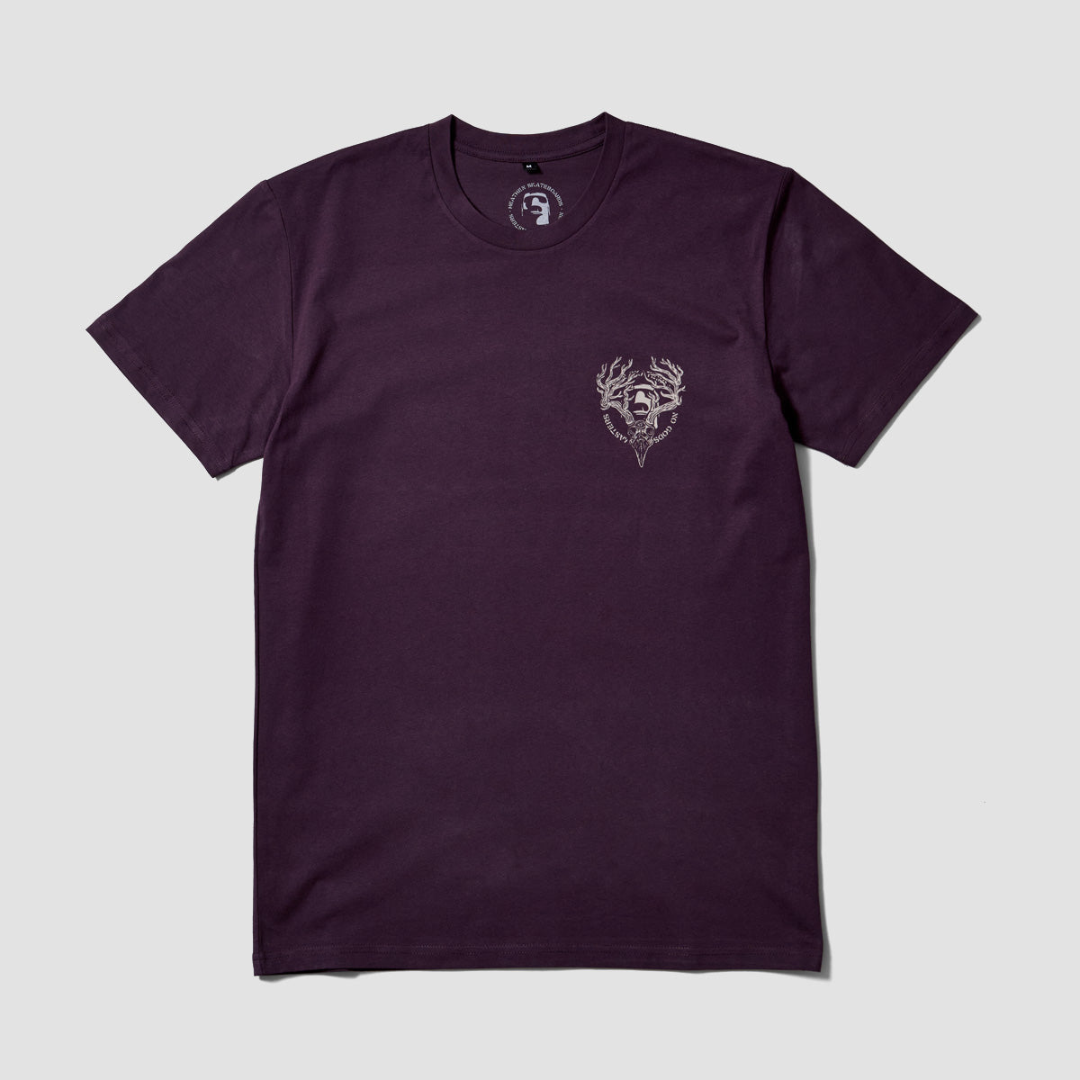 Heathen Ceronnous Mono T-Shirt Plum