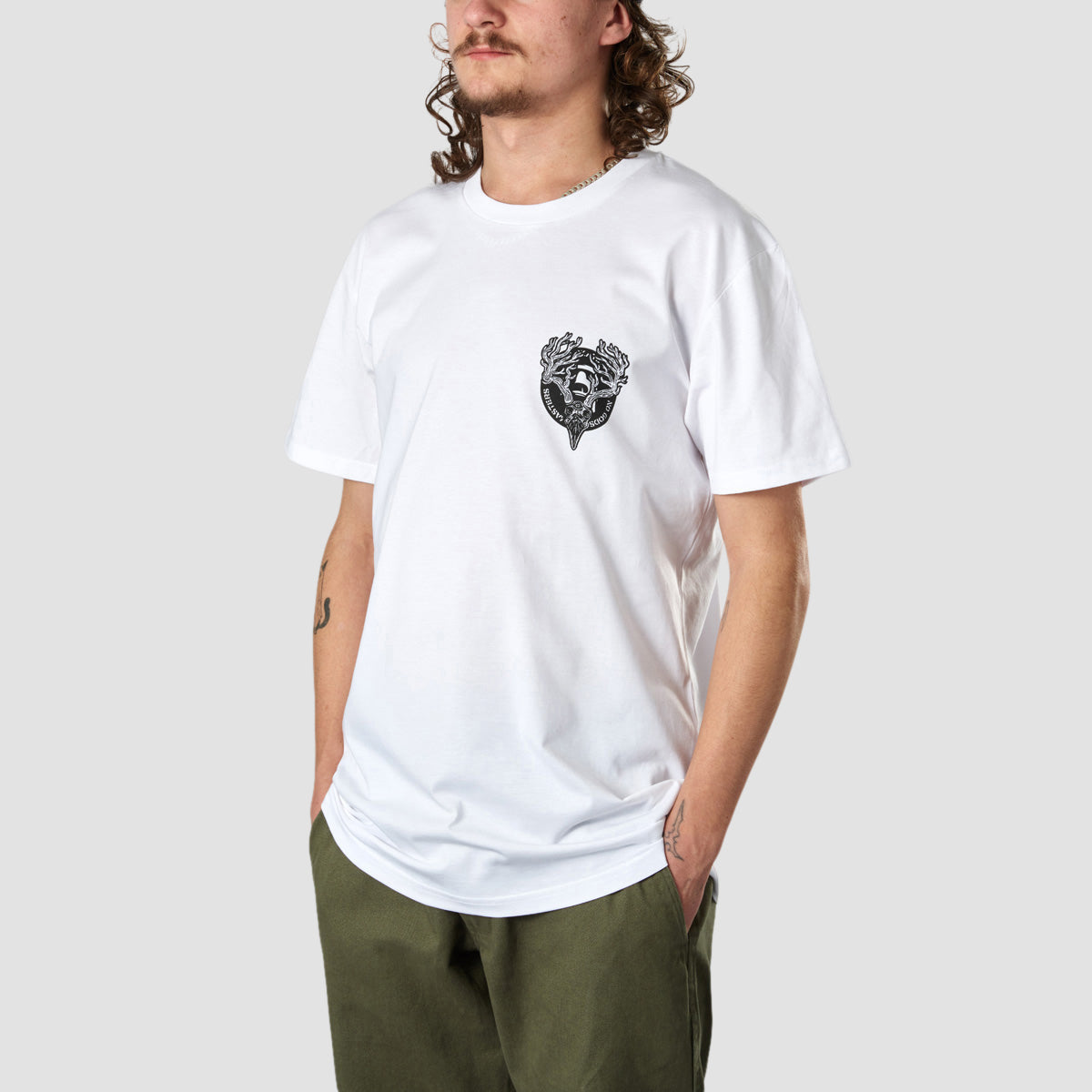 Heathen Ceronnous Mono T-Shirt White