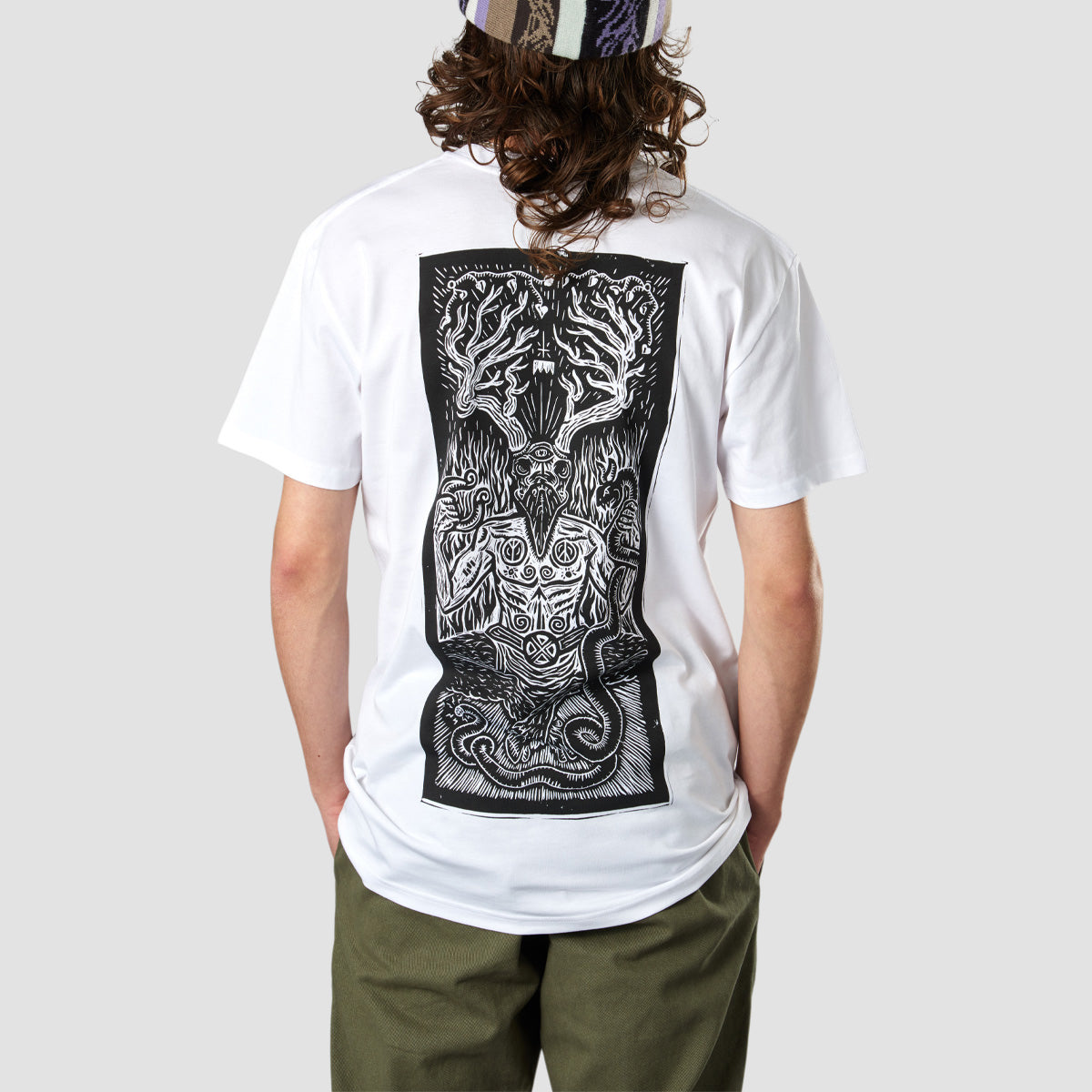 Heathen Ceronnous Mono T-Shirt White