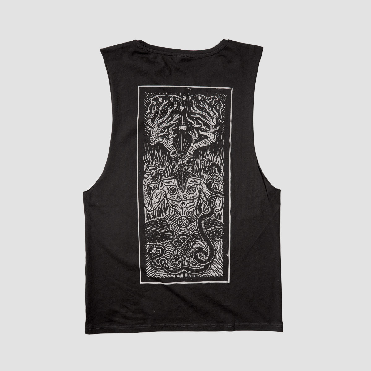Heathen Ceronnous Mono Vest Black