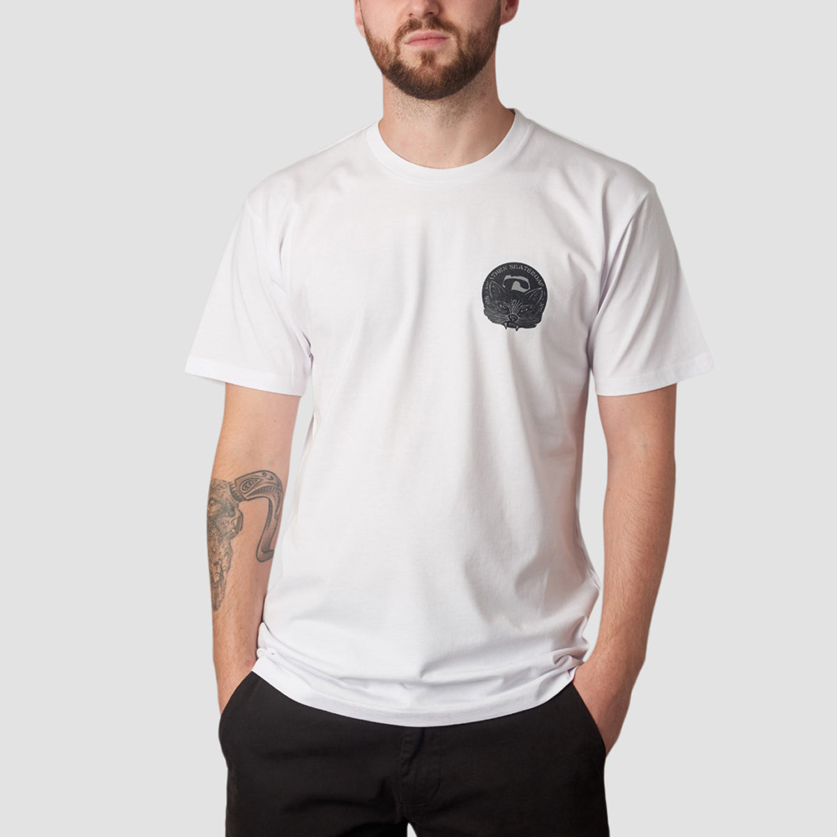 Heathen Crow Killer T-Shirt White