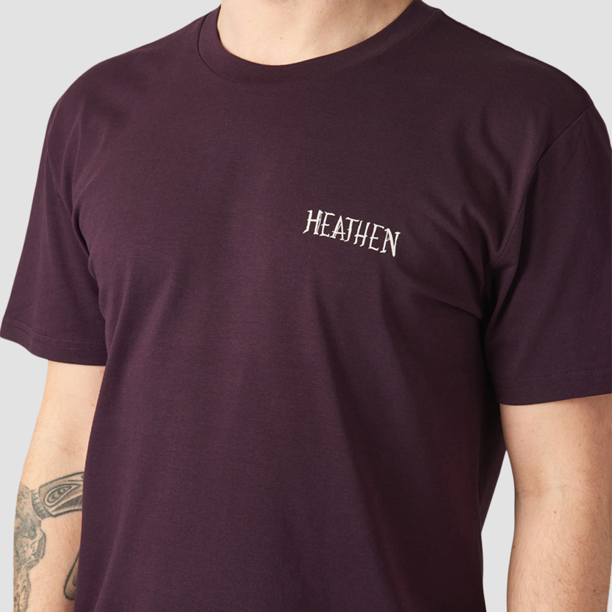 Heathen Devine Dragon T-Shirt Plum