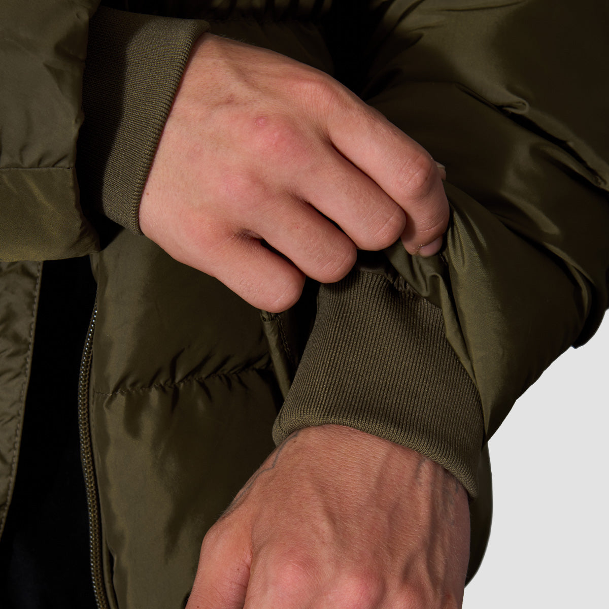 Heathen VG+ Gorgon Puffer Jacket Sludge
