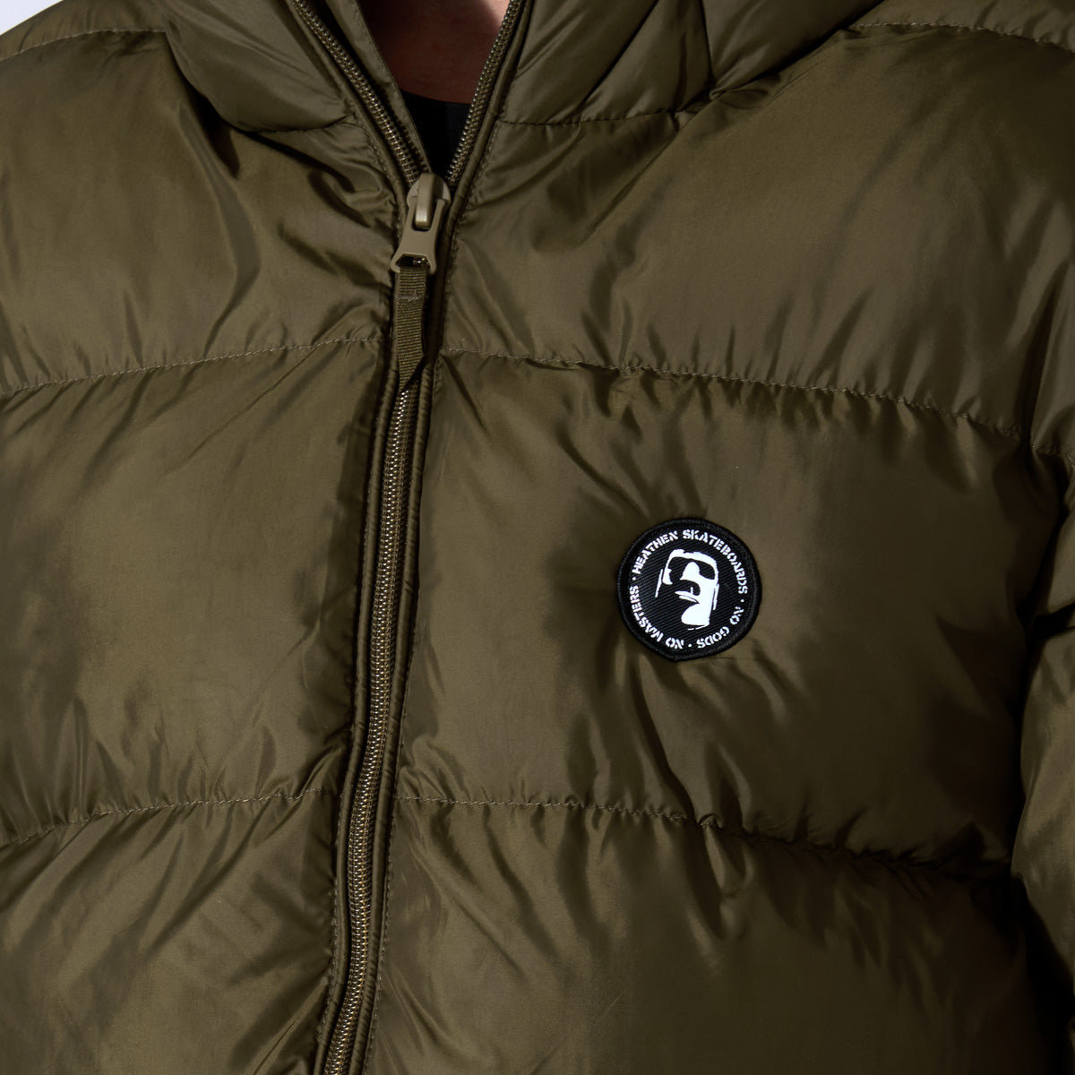 Heathen VG+ Gorgon Puffer Jacket Sludge