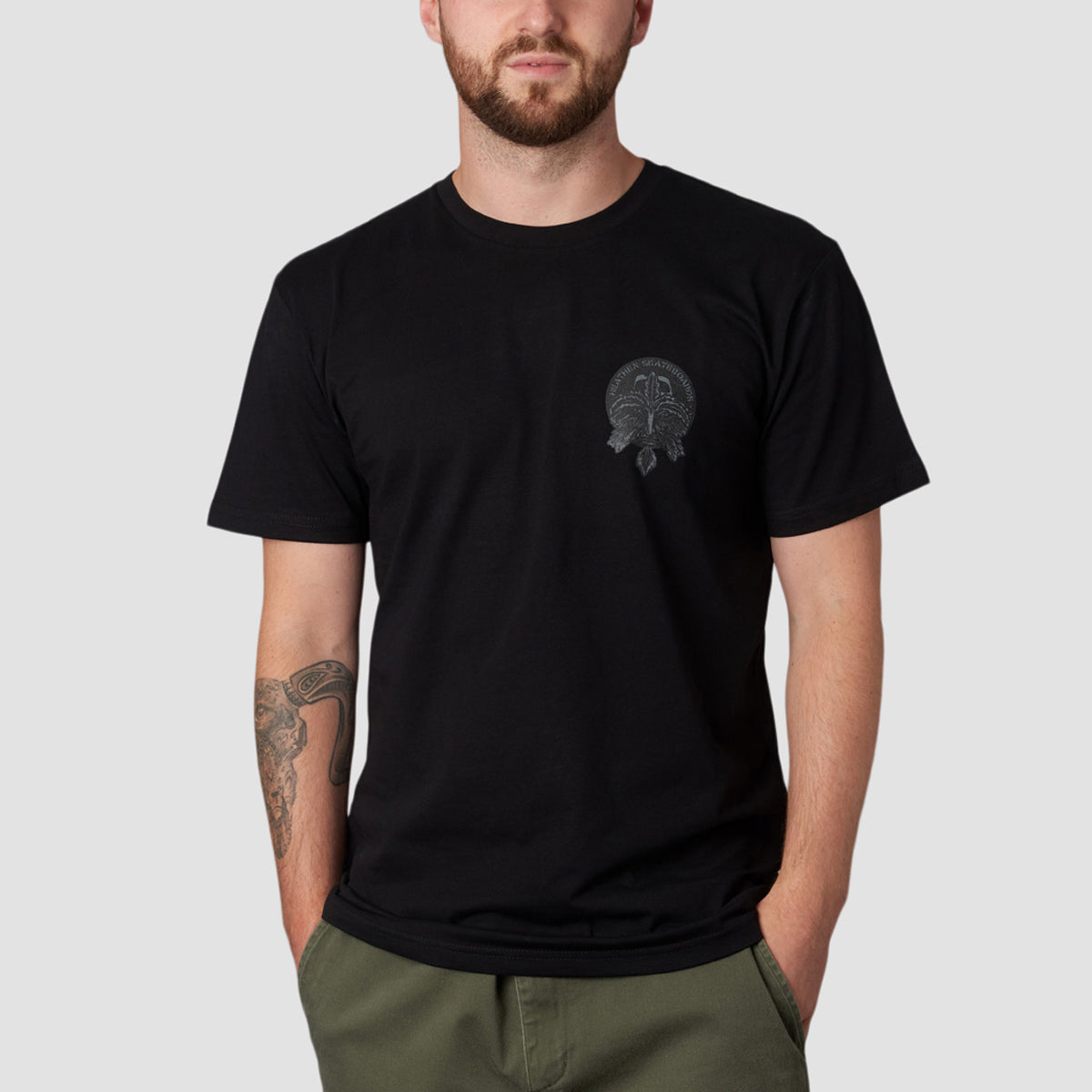 Heathen Green Man T-Shirt Black