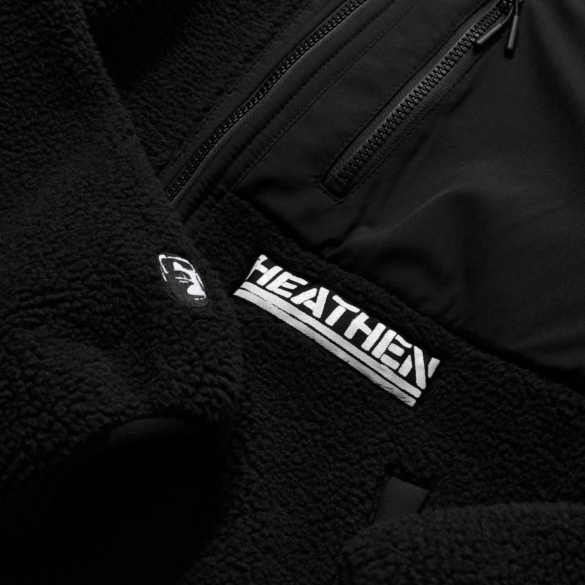 Heathen Hibernate Fleece Jacket Black