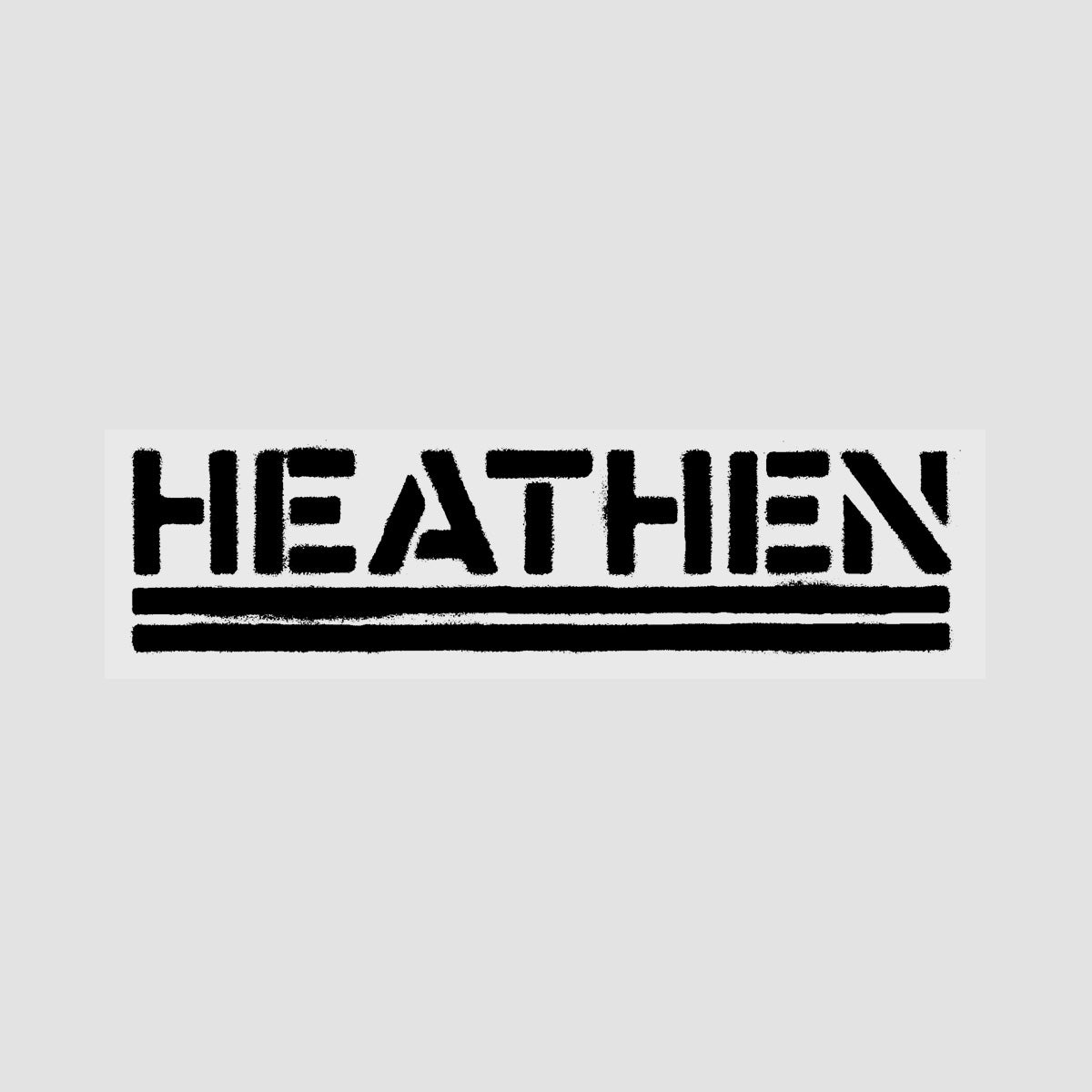 Heathen Infest Sticker Black 200x55mm