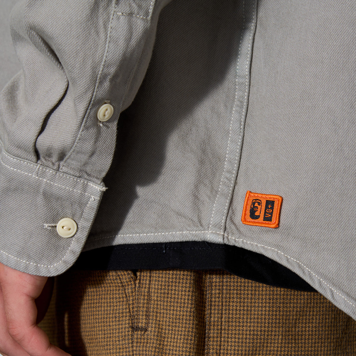 Heathen VG+ Medusa Longsleeve Work Shirt Mist