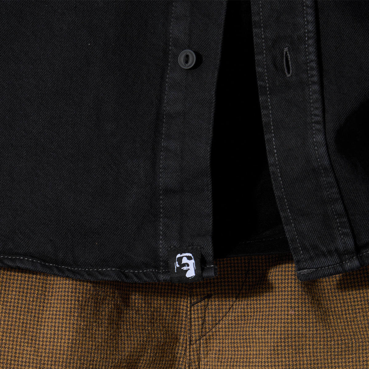 Heathen VG+ Medusa Longsleeve Work Shirt Void Wash