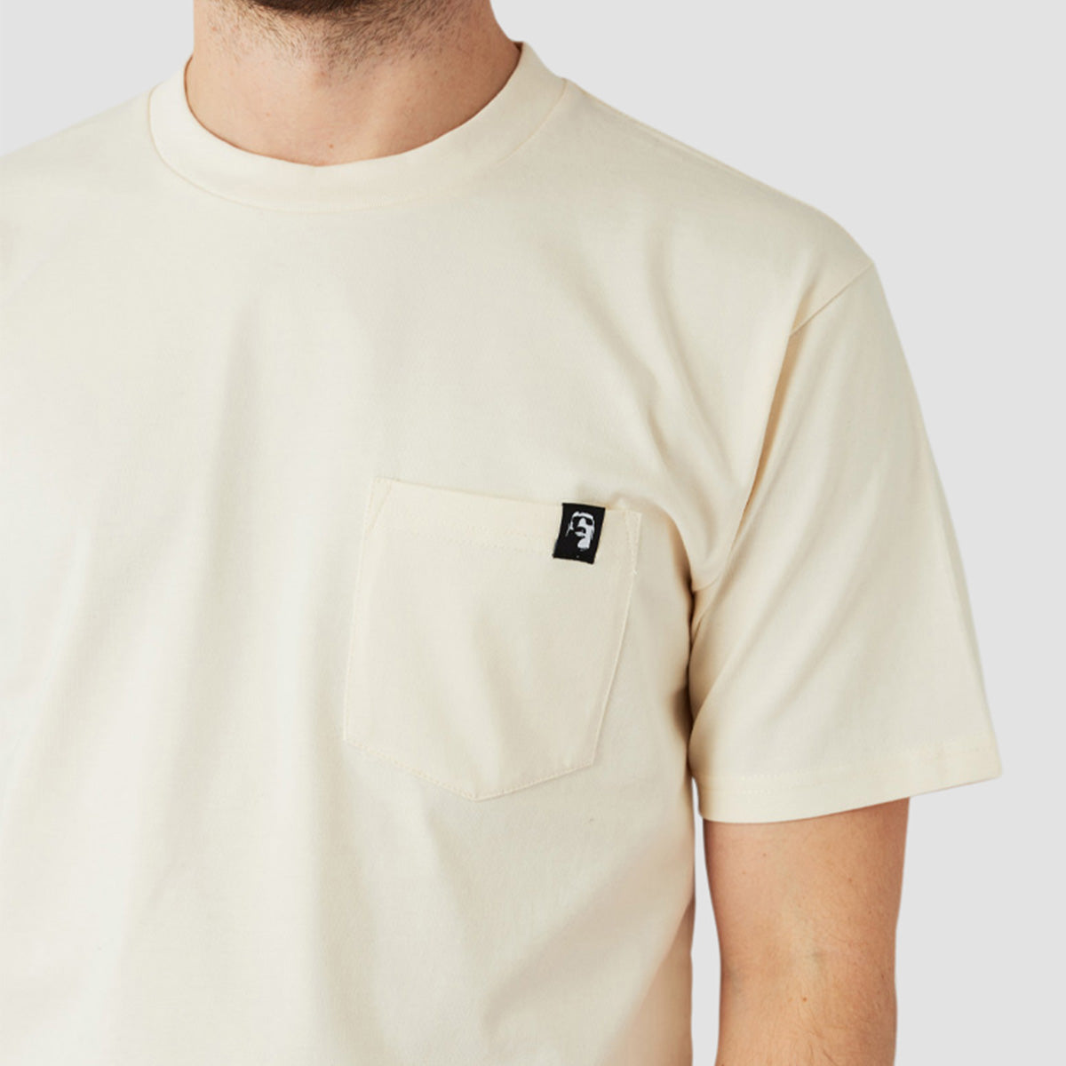 Heathen Microlith Pocket T-Shirt Ecru