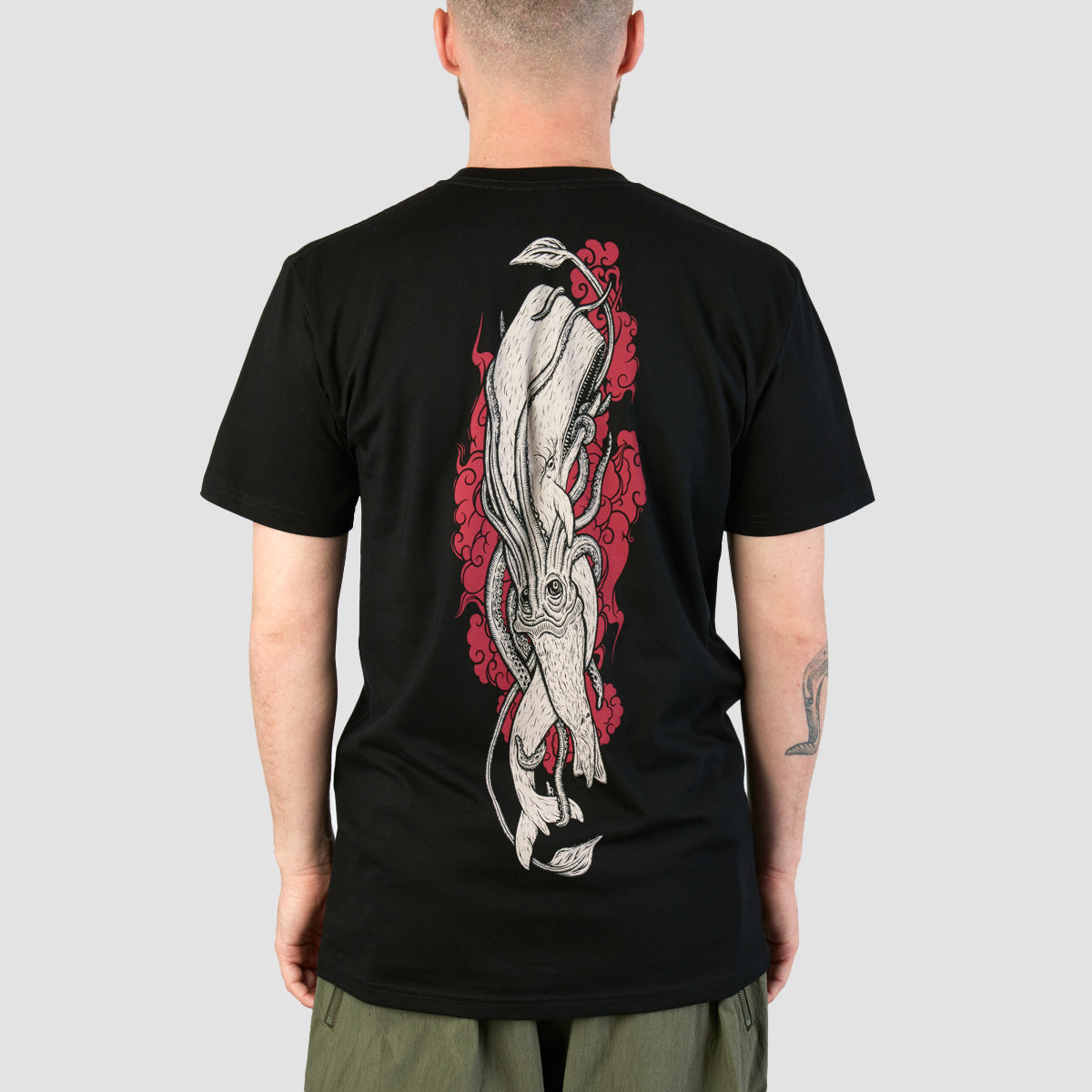 Heathen Moby vs Kraken T-Shirt Black