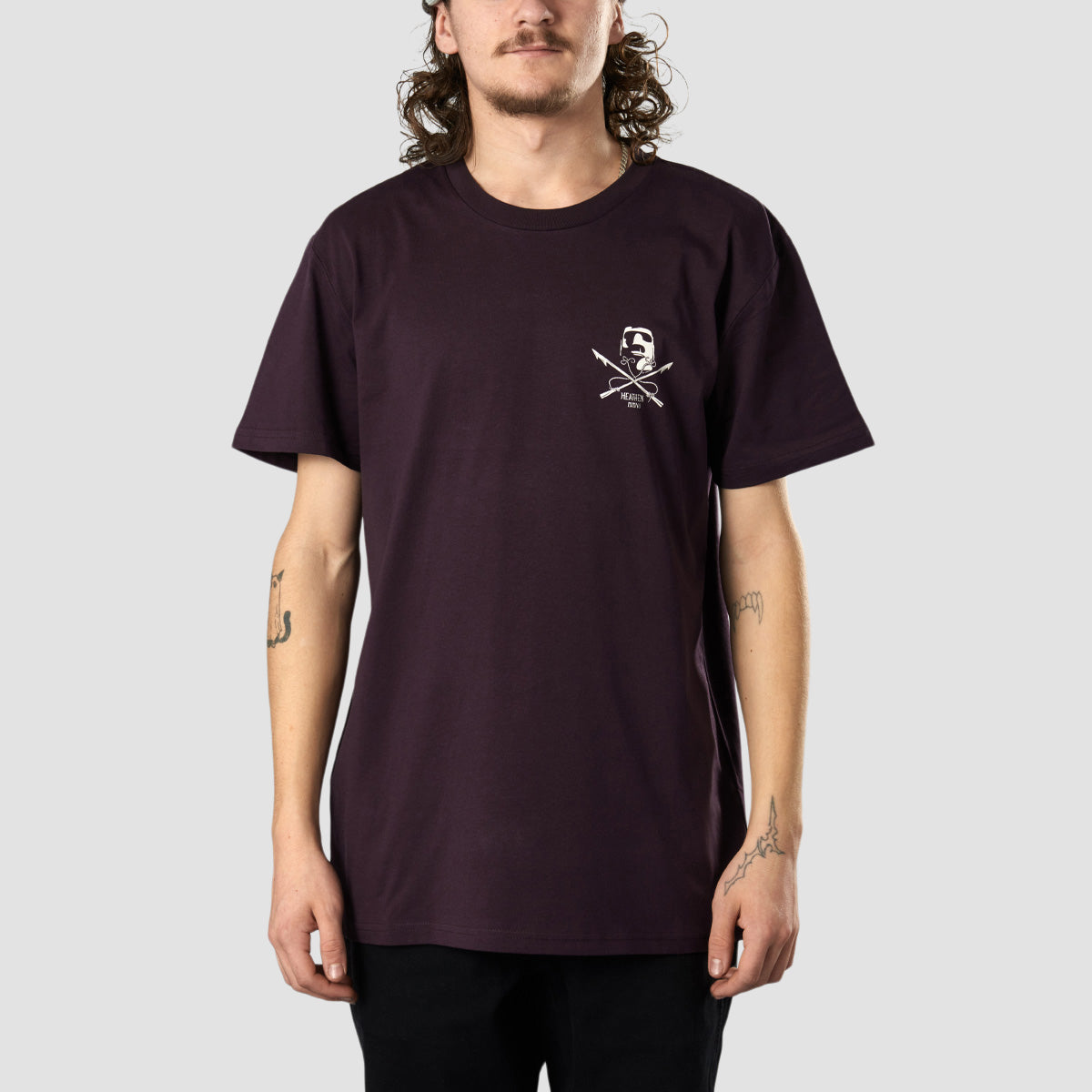 Heathen Peaquod T-Shirt Plum