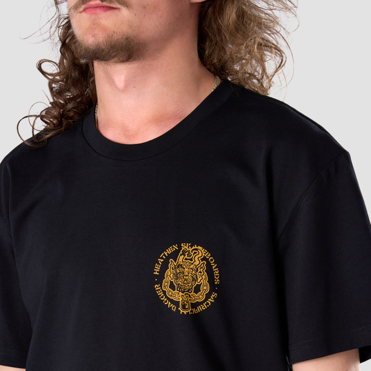 Heathen Sacrificial Dagger T-Shirt Black
