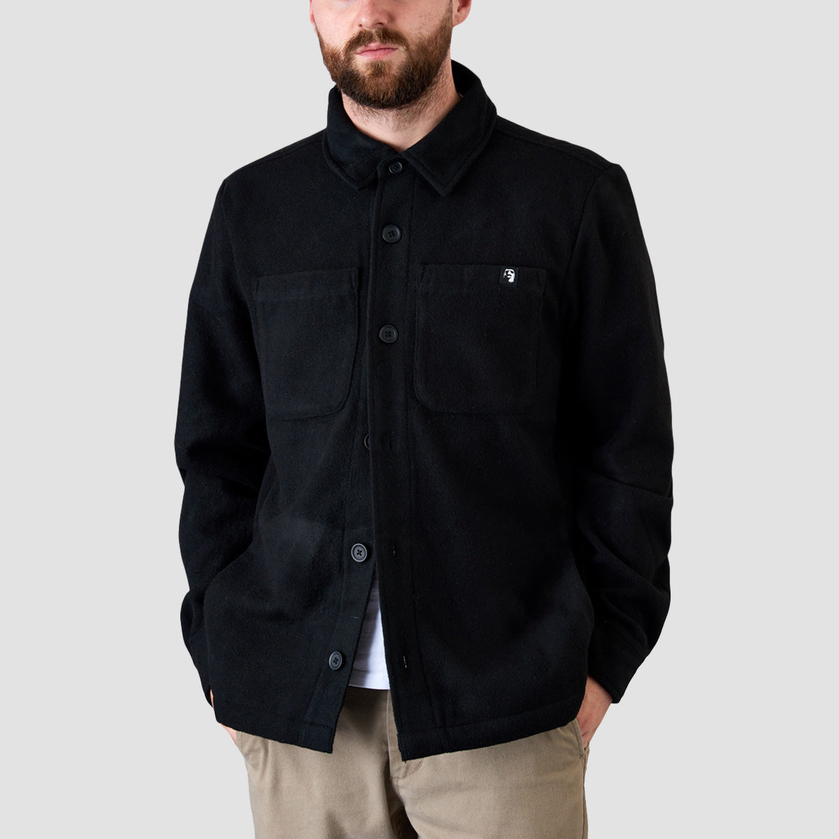 Heathen Sonacy Shirt Jacket Void Black