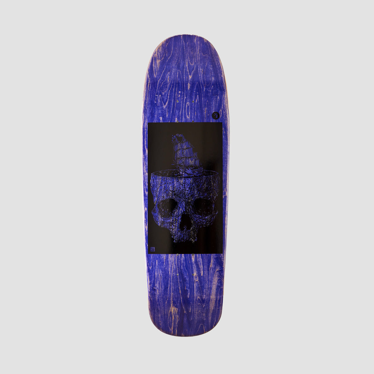 Heathen Stormy Seas On Grouper Skateboard Purple - 9"