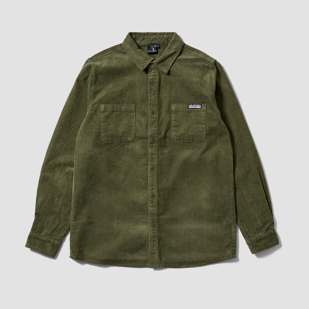 Heathen VG+ Dissolution Cord Longsleeve Shirt Moss