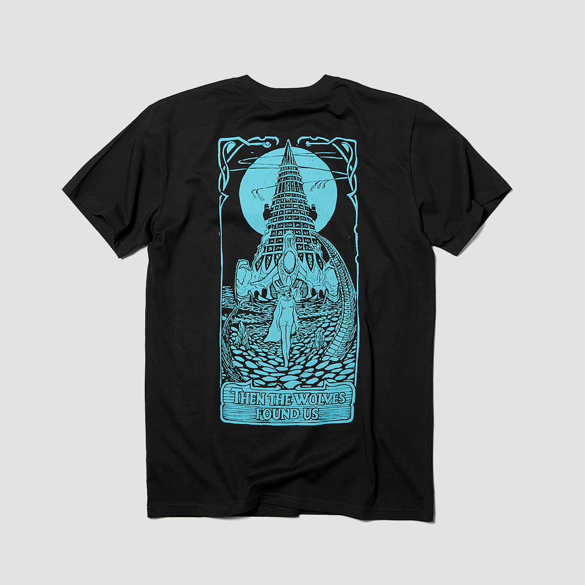 Heathen X Simon Skipp Wolves T-Shirt Black
