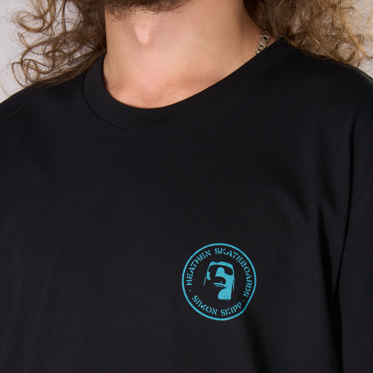 Heathen X Simon Skipp Wolves T-Shirt Black