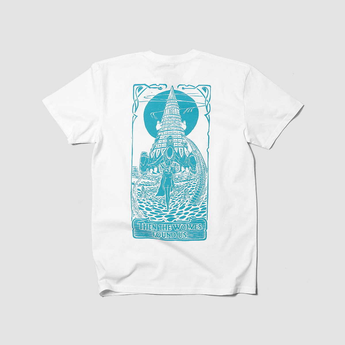 Heathen X Simon Skipp Wolves T-Shirt White