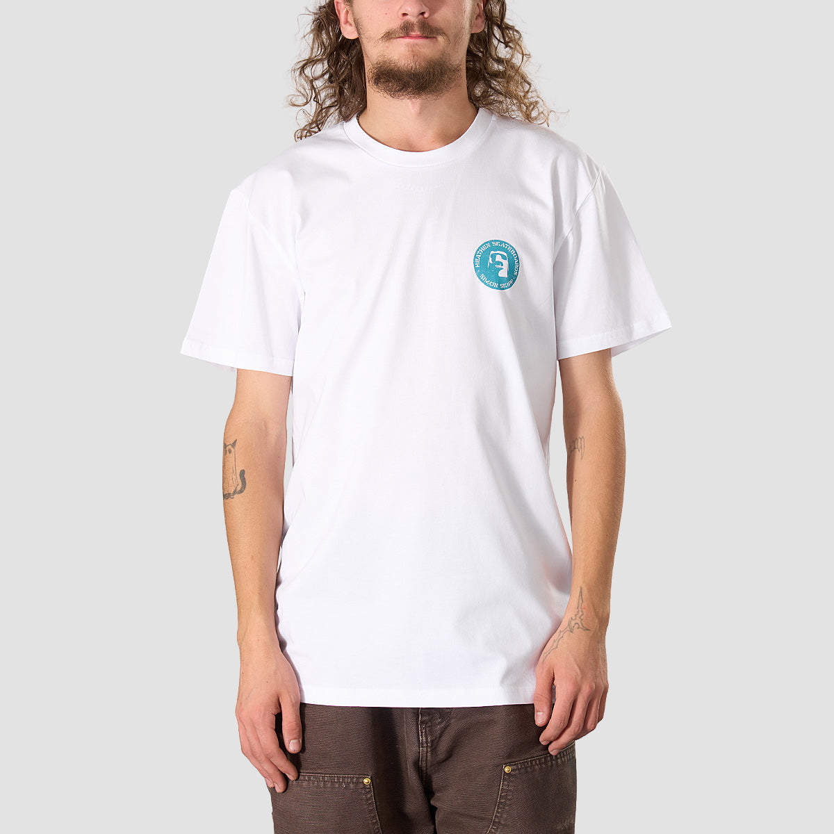 Heathen X Simon Skipp Wolves T-Shirt White