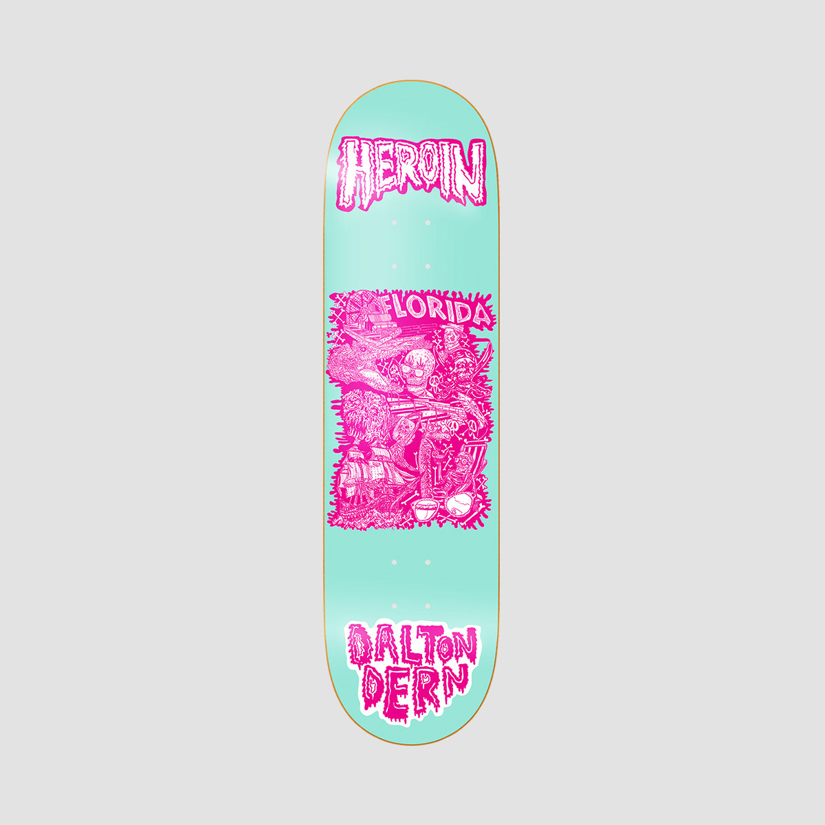 Heroin Allegory Of Fear Dalton Dern Skateboard Deck - 8.5"
